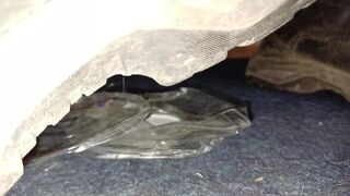 Plastic Packaging Crush in Dirty Boots - porn video