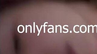 Naughty babe arouses her tight hole through panties in front of the camera - porn video