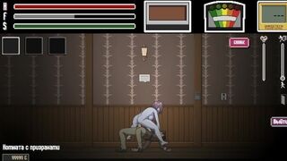 A girl gets the spirit fucked out of her by a huge dick and cum inside - porn video